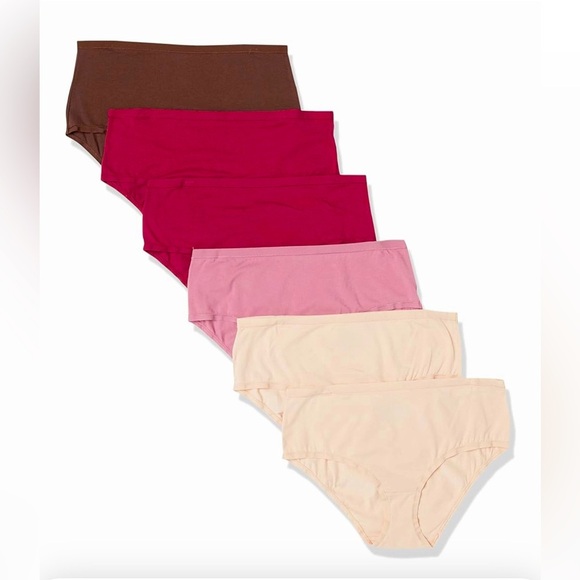 NWT Women’s Essentials Plus Multipack Midi Briefs Multicolor Size 5X - Picture 1 of 6
